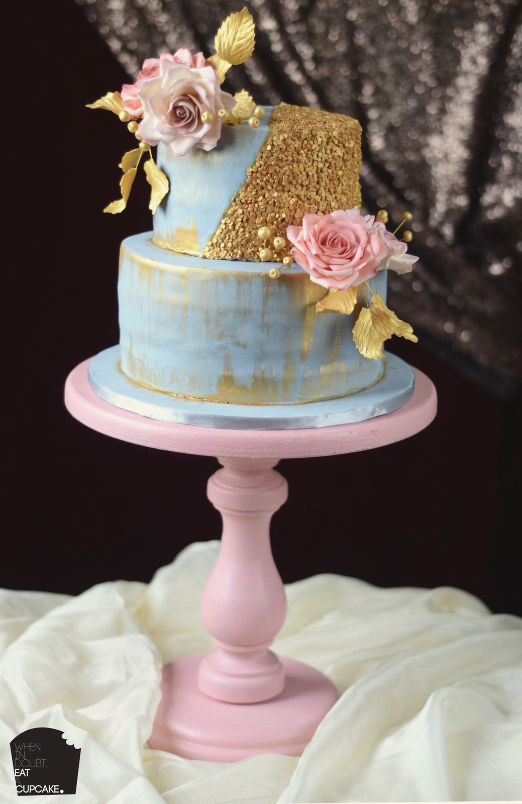 Blue, Gold & Rose