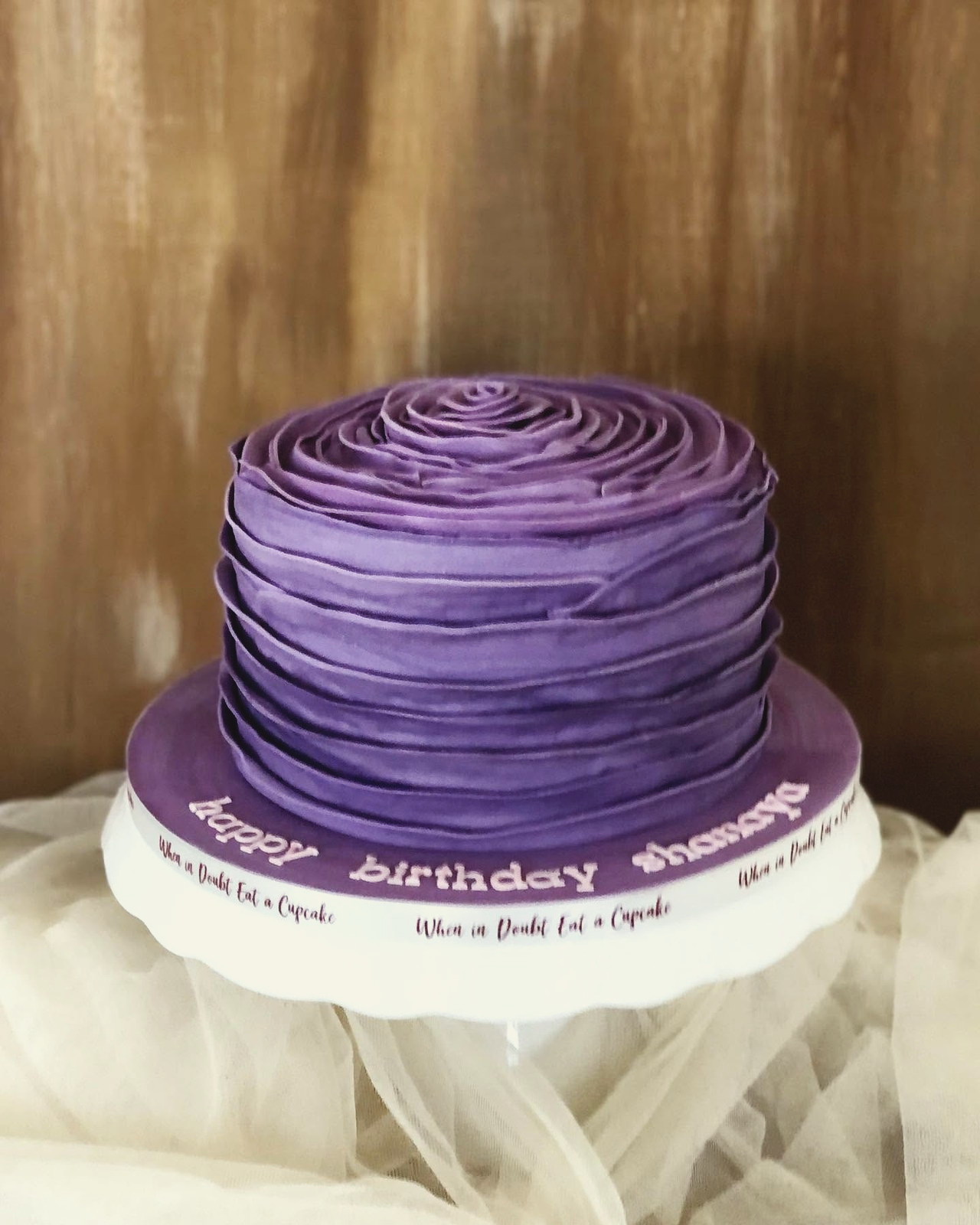 Purple Ruffles
