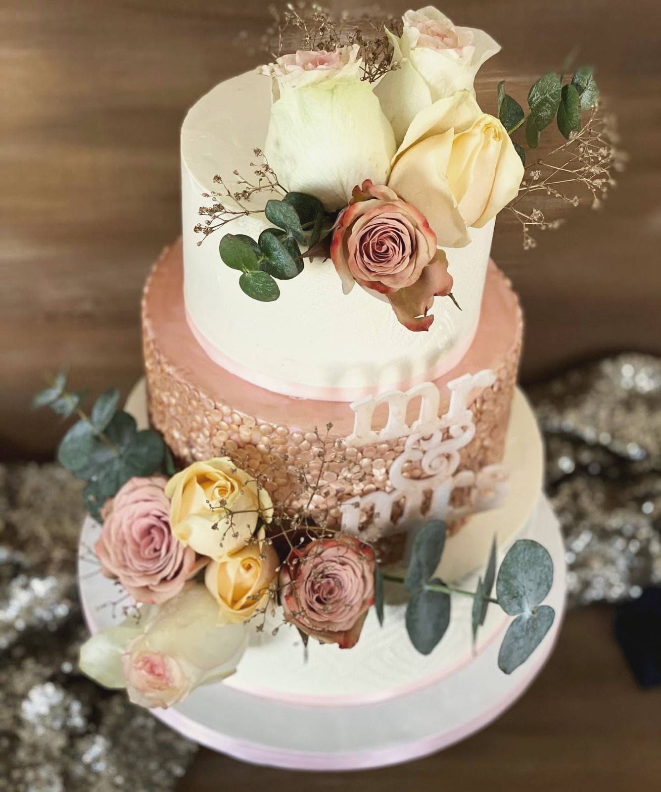Rose Gold & Eucalyptus